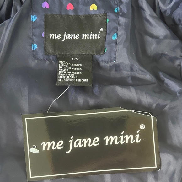 Colorful Heart Patterned Puffer Jacket - Picture 3 of 3